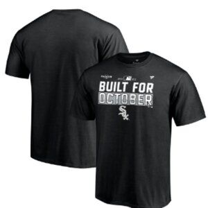 Chicago White Sox Fanatics Branded 2021 Postseason Locker Room T-Shirt - Black